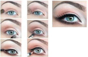 Как нанести свадебный макияж для зеленых глаз