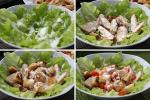 Классический простой рецепт салата цезарь с курицей с фото и видео