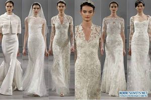 Модные свадебные платья в 2016 - vera wang, carolina herrera, oscar de la renta и monique lhuilliere