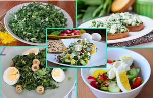 Рецепты весенних салатов